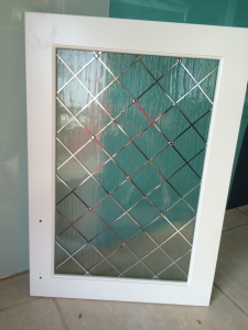 Decorative cabinet glass
