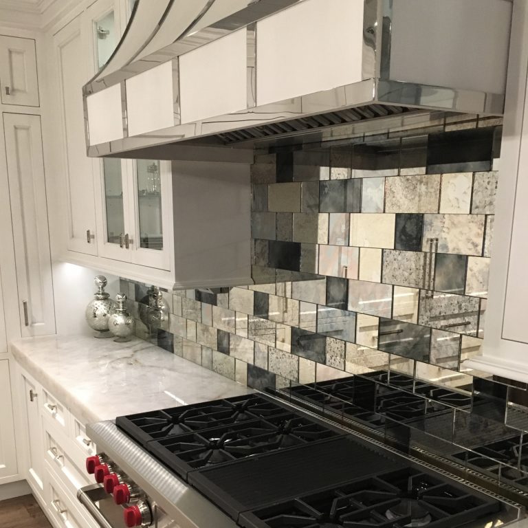 Antique Mirror Subway Tiles - Builders Glass of Bonita, Inc.