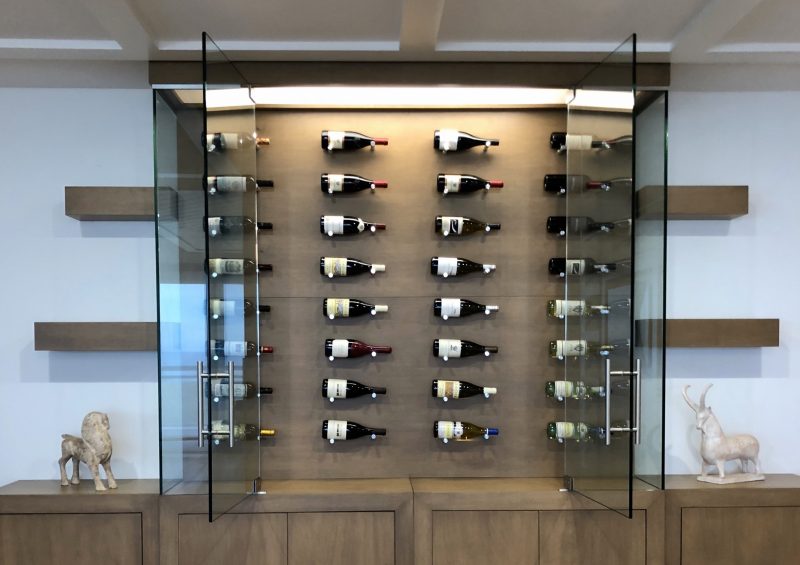 Wine Design Glass Wine Enclosure Sizes Builders Glass of Bonita, Inc.