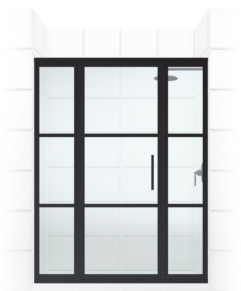 industrial framed shower 