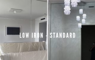 low iron mirror vs. standard clear mirror
