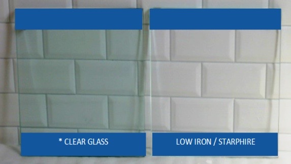 ultra clear glass vs. standard clear glass