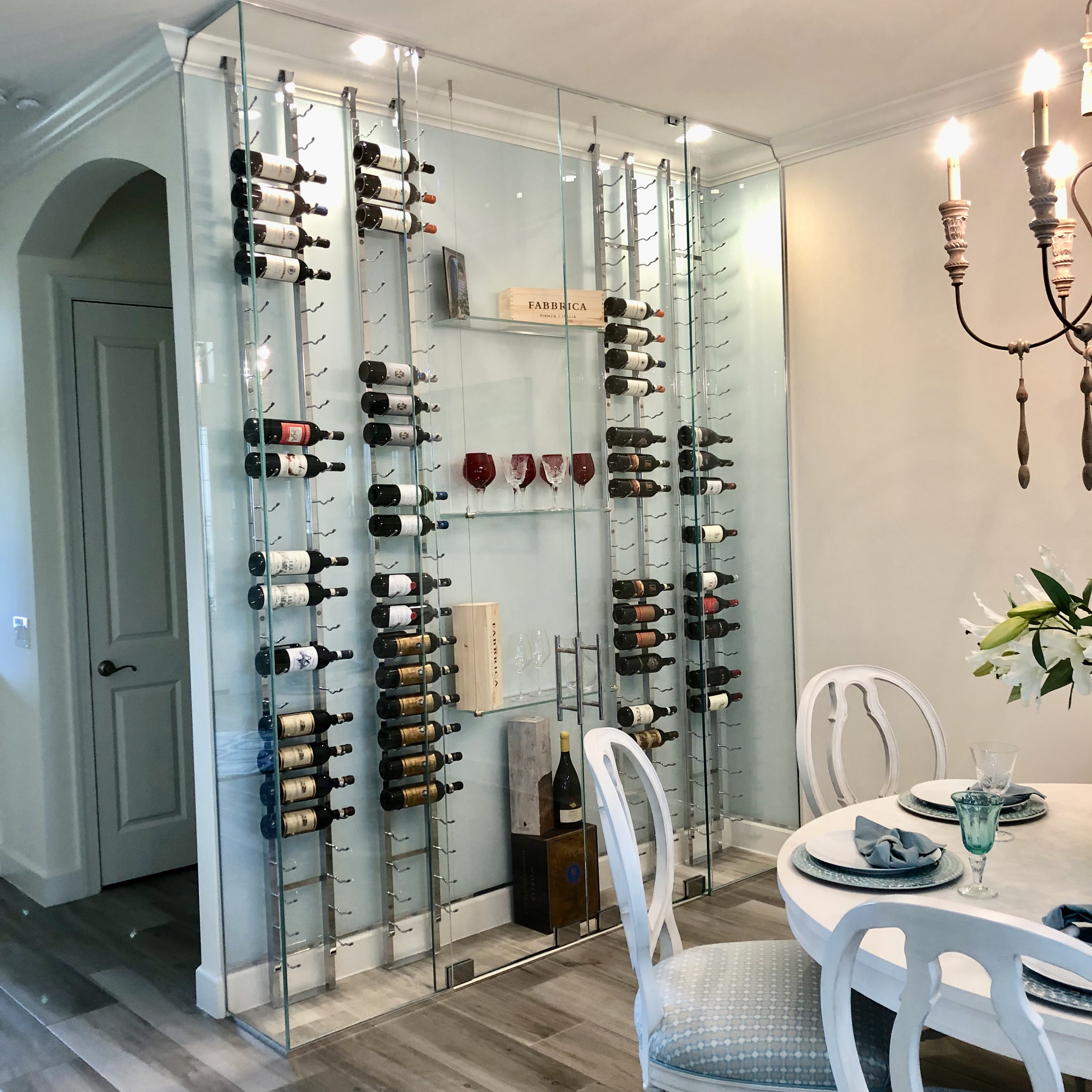 Glass Wine room